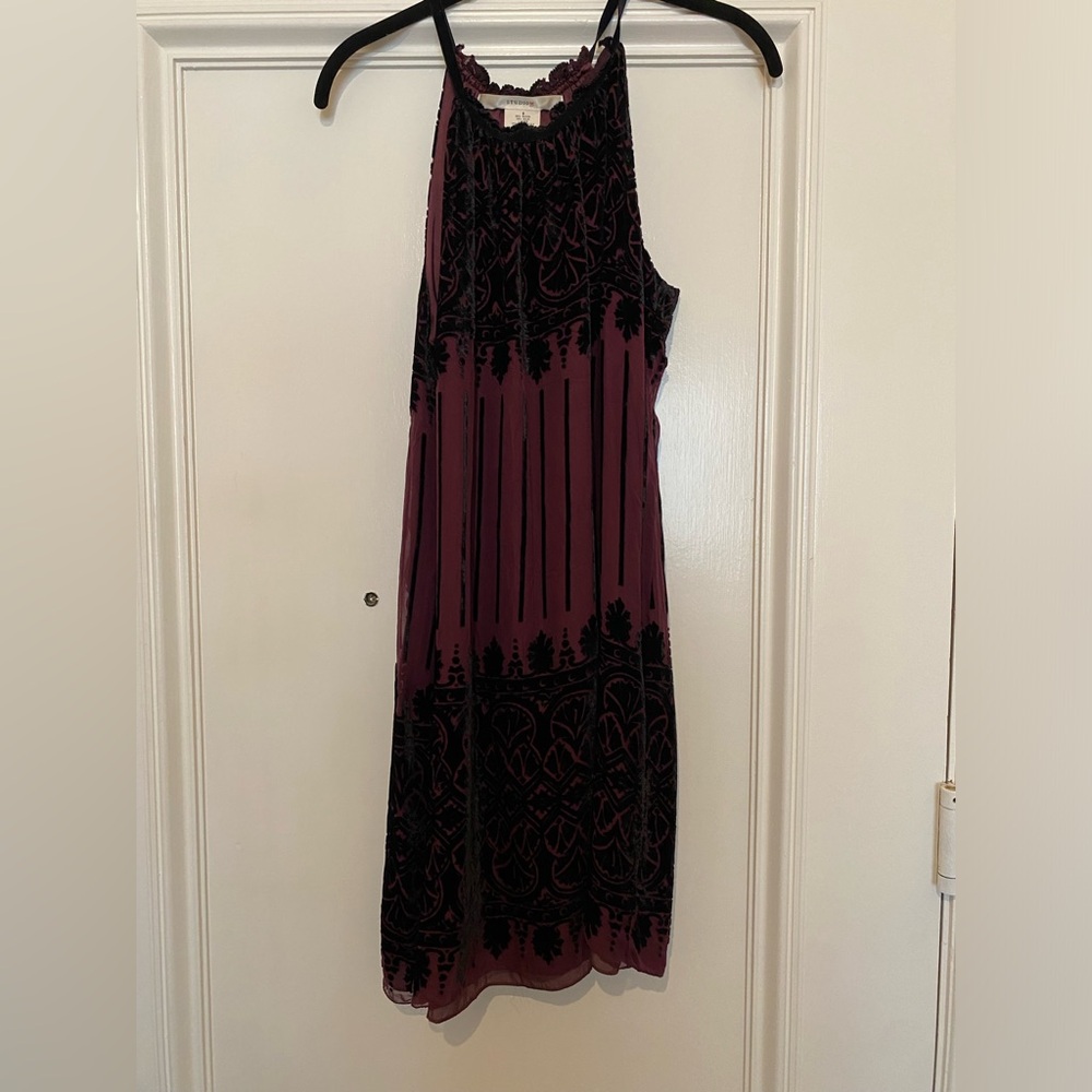 Studio M dress with velvet detail